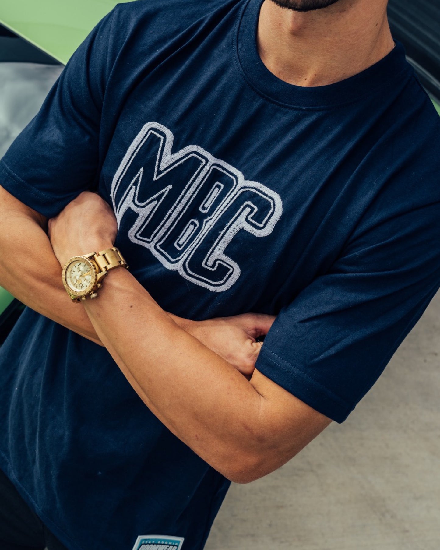 MBC TECH SHIRT WITH CHAINLINK EMB