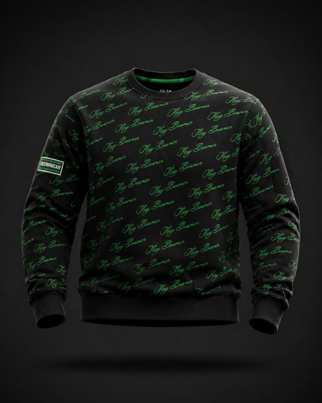 Stay Boomin Monogram Crewneck