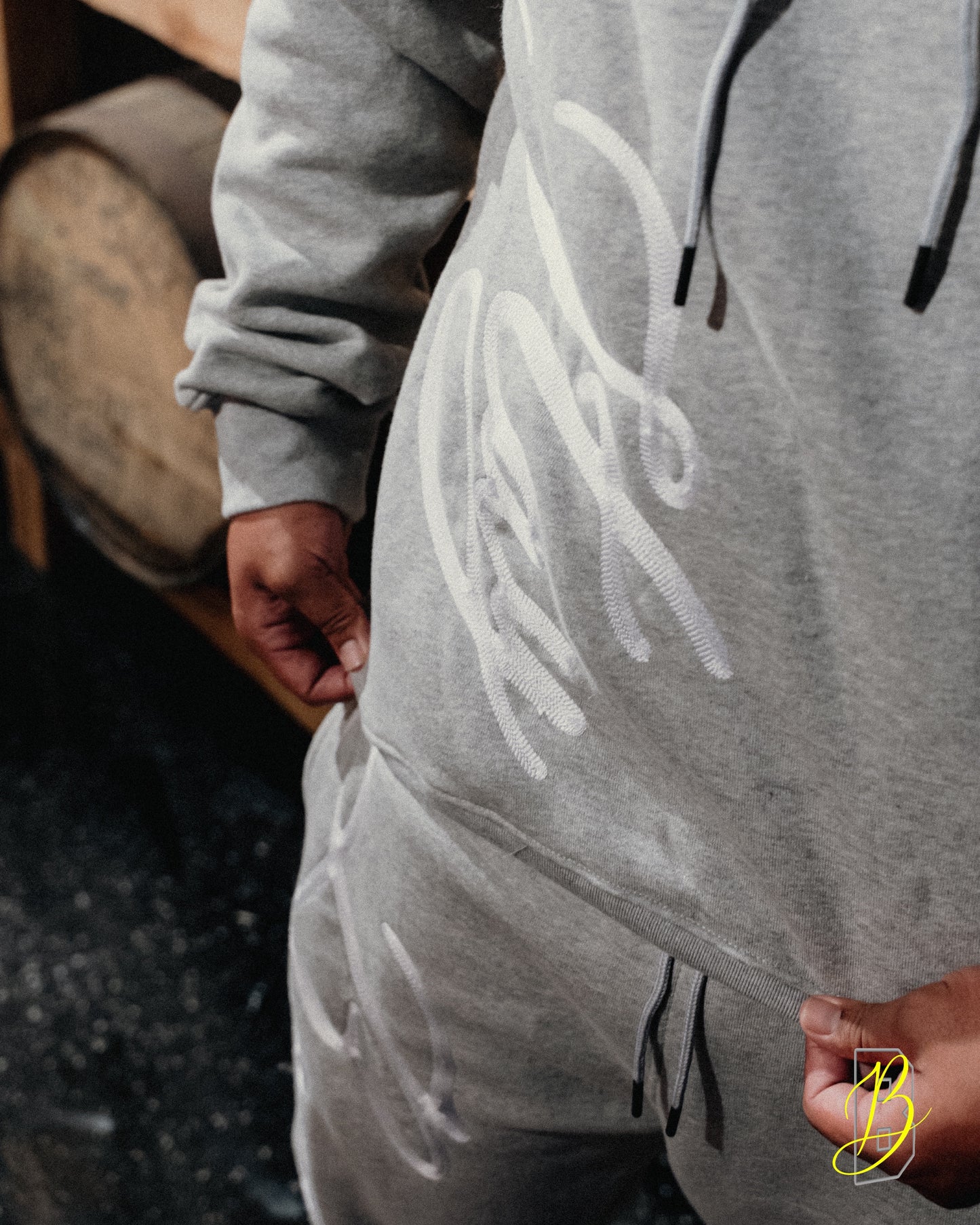 Grey Stay Boomin Tracksuit