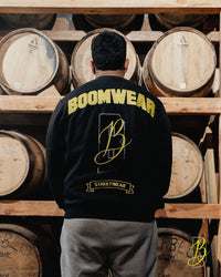 Black Crew-neck B logo